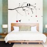 Cherry Blossom with Birds Vinyl Wall Art Decal 