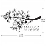 Flowers Branch Vinyl Wall Art Decal