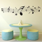 Music Note Vinyl Wall Art Decal 