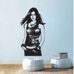 สติกเกอร์ติดผนัง Avril Lavigne Wall Decal 