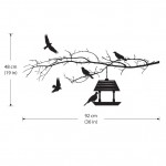 Branch with Birds Vinyl Wall Art Decal