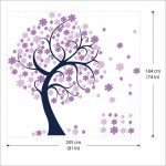 สติกเกอร์ติดผนัง Blossom Large Tree Wall Sticker 