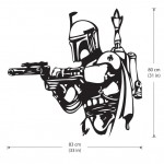 Star Wars Boba Fett Vinyl Wall Art Decal 