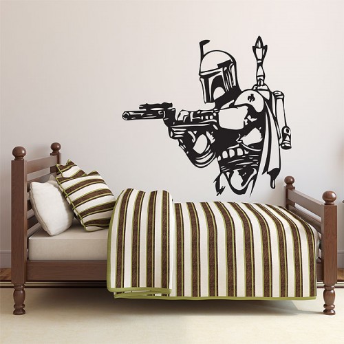 Star Wars Boba Fett Vinyl Wall Art Decal 