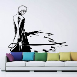 สติกเกอร์ติดผนัง Bleach Kurosaki Ichigo Wall Sticker (WD-0249)