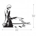 Bleach Kurosaki Ichigo Wandaufkleber Wandtattoo 