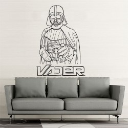 Darth Vader Wandaufkleber Wandtattoo (WD-0251)