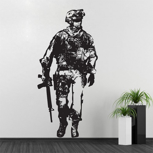 สติกเกอร์ติดผนัง Call of Duty  Video Game Wall Sticker 