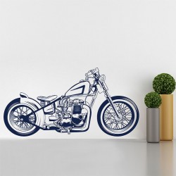 สติกเกอร์ติดผนัง Motorcycle Chopper 3 Wall Sticker (WD-0278)