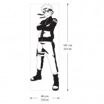 สติกเกอร์ติดผนัง นารูโตะ นินจาจอมคาถาNaruto Uzumaki Wall Sticker