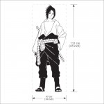 สติกเกอร์ติดผนัง อุจิวะ ซาสึเกะ นารูโตะ นินจาจอมคาถา Uchiha Sasuke Naruto Wall Sticker 