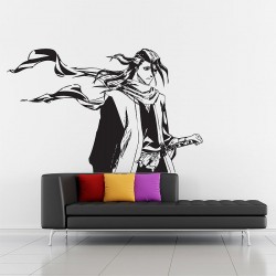 Kuchiki Byakuya from Bleach Wandaufkleber Wandtattoo (WD-0294)