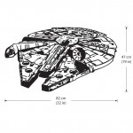 Star Wars Millennium Falcon V2 Vinyl Wall Art Decal 