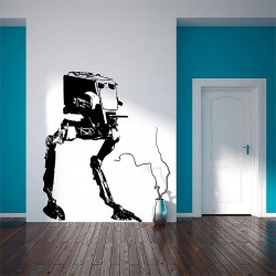 สติกเกอร์ติดผนัง star wars at-st walker Wall Sticker (WD-0302)