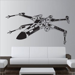 Star Wars X-Wing Fighter Vinyl Wall Art Decal (WD-0305)