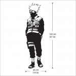 Kakashi Hatake Naruto Vinyl Wall Art Decal