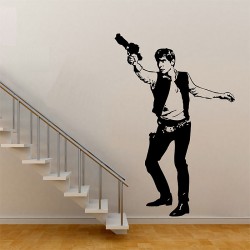 Star Wars Han Solo  Vinyl Wall Art Decal (WD-0314)