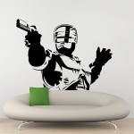 Robocop Riot Cyborg Vinyl Wall Art Decal