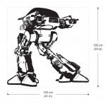 Robocop ED209 Vinyl Wall Art Decal