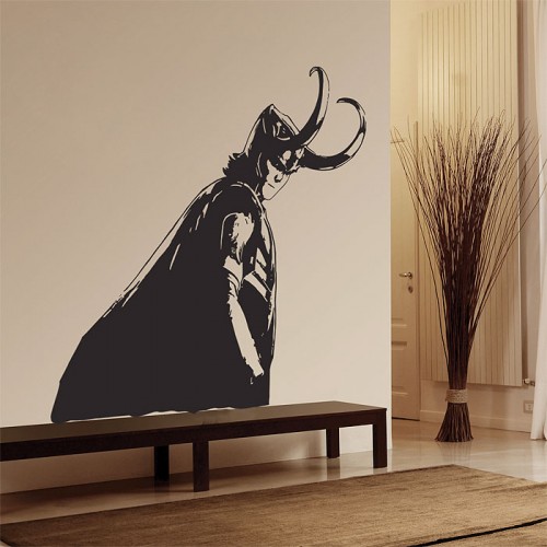 Loki Avengers Vinyl Wall Art Decal