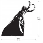 Loki Avengers Vinyl Wall Art Decal