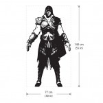 สติกเกอร์ติดผนัง Assassin's Creed 2 Ezio Wall Sticker