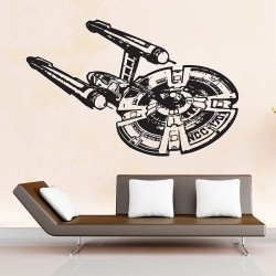 Star Trek Enterprise NCC 1701 Spaceship  Vinyl Wall Art Decal (WD-0349)