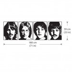 สติกเกอร์ติดผนัง The Beatles Wall Sticker