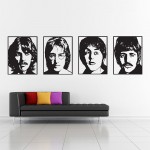 สติกเกอร์ติดผนัง The Beatles Wall Sticker