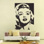 สติกเกอร์ติดผนัง Marilyn Monroe Wall Sticker