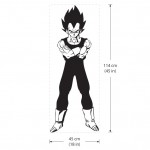 Dragon Ball Z Vegeta Super Saiya Vinyl Wall Art Decal