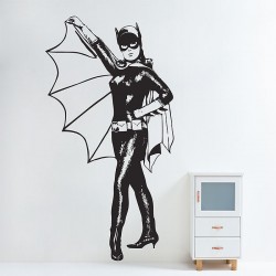 Batgirl Yvonne Craig Vinyl Wall Art Decal (WD-0386)