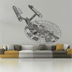 สติกเกอร์ติดผนัง Star Trek Wall Decal