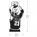 Michael Jordan Basketball Shoot Vinyl Wall Art Decal