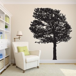 Tree Silhouette Autumn Vinyl Wall Art Decal (WD-0395)