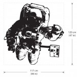 Astronaut Vinyl Wall Art Decal