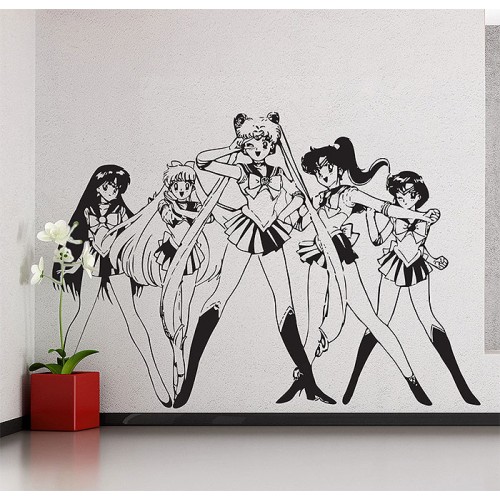 Sailor Moon  Wandaufkleber Wandtattoo