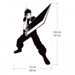 Zack Fair Final Fantasy   Wandaufkleber Wandtattoo