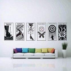 The Avengers Vinyl Wall Art Decal (WD-0421A)