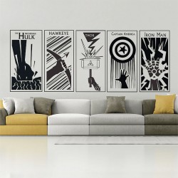 The Avengers Vinyl Wall Art Decal (WD-0421B)