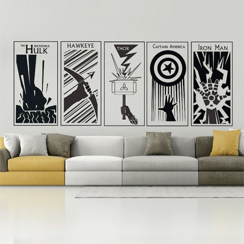 The Avengers Vinyl Wall Art Decal 