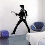 สติกเกอร์ติดผนัง Elvis Presley Wall Sticker 