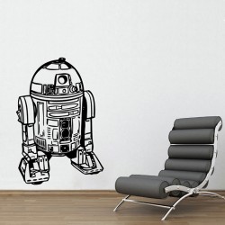 สติกเกอร์ติดผนัง R2D2 Star Wars  Wall Sticker (WD-0434)