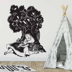 Alice in Wonderland  Vinyl Wall Art Decal (WD-0437)