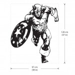 The Avengers Captain America Vinyl Wall Art Decal 