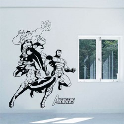 The Avengers Vinyl Wall Art Decal (WD-0443)