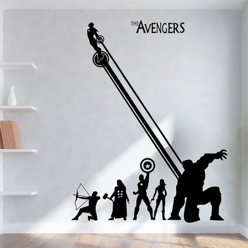 The Avengers Team Vinyl Wall Art Decal 