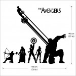 The Avengers Team Vinyl Wall Art Decal 