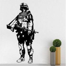 สติกเกอร์ติดผนัง Battlefield 3 Wall Sticker (WD-0450)