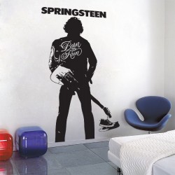 สติกเกอร์ติดผนัง Bruce Springsteen Born to Run Wall Sticker (WD-0451)